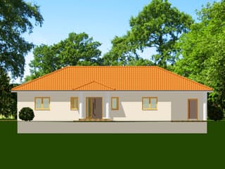 Fertighaus Easy Living 116 Mediterran von Kaiser Haus Schlüsselfertig ab 178351€, Bungalow Außenansicht 5