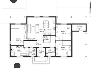 Fertighaus Easy Living 116 Mediterran von Kaiser Haus Schlüsselfertig ab 178351€, Bungalow Grundriss 1