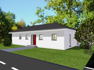 Fertighaus Easy Living 139 WD von Kaiser Haus Schlüsselfertig ab 180009€, Bungalow Außenansicht 1