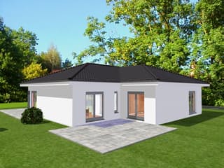Fertighaus Easy Living 139 WD von Kaiser Haus Schlüsselfertig ab 180009€, Bungalow Außenansicht 6