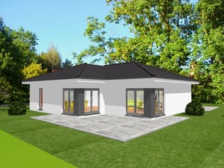 Fertighaus Easy Living 139 WD von Kaiser Haus Schlüsselfertig ab 180009€, Bungalow Außenansicht 7