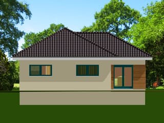 Fertighaus EasyLiving 115_2 WD Winkel von Kaiser Haus Schlüsselfertig ab 167189€, Bungalow Außenansicht 2