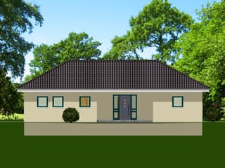Fertighaus EasyLiving 115_2 WD Winkel von Kaiser Haus Schlüsselfertig ab 167189€, Bungalow Außenansicht 3