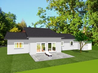 Fertighaus EasyLiving 133_2 SD von Kaiser Haus Schlüsselfertig ab 202682€, Bungalow Außenansicht 6