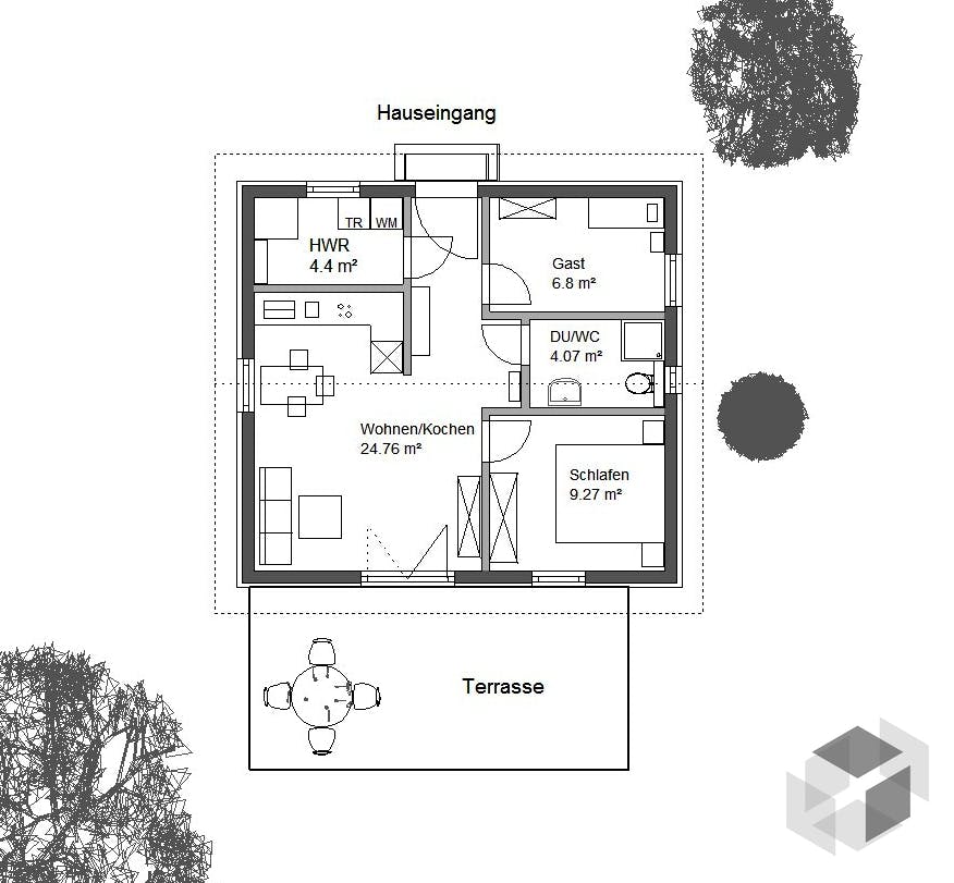 Einfamilienhaus Easyliving 50 Sd Von Kaiser Haus Fertighaus De