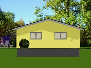 Fertighaus EasyLiving 66 SD von Kaiser Haus Schlüsselfertig ab 118494€, Bungalow Außenansicht 2