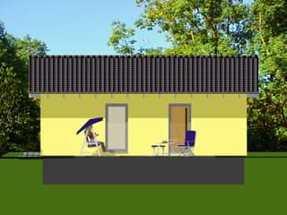Fertighaus EasyLiving 66 SD von Kaiser Haus Schlüsselfertig ab 118494€, Bungalow Außenansicht 3