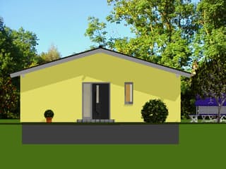 Fertighaus EasyLiving 66 SD von Kaiser Haus Schlüsselfertig ab 118494€, Bungalow Außenansicht 4