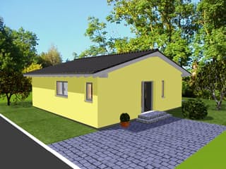 Fertighaus EasyLiving 66 SD von Kaiser Haus Schlüsselfertig ab 118494€, Bungalow Außenansicht 5