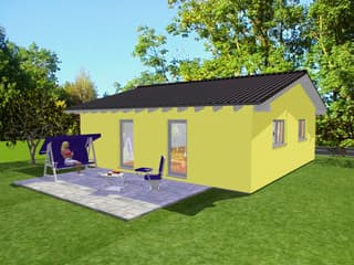 Fertighaus EasyLiving 66 SD von Kaiser Haus Schlüsselfertig ab 118494€, Bungalow Außenansicht 6