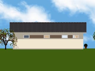 Fertighaus EasyLiving 78 V1 SD von Kaiser Haus Schlüsselfertig ab 133851€, Bungalow Außenansicht 1