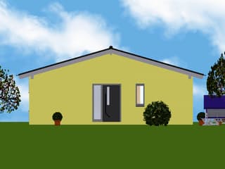 Fertighaus EasyLiving 90 SD von Kaiser Haus Schlüsselfertig ab 140444€, Bungalow Außenansicht 4