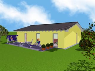 Fertighaus EasyLiving 90 SD von Kaiser Haus Schlüsselfertig ab 140444€, Bungalow Außenansicht 6