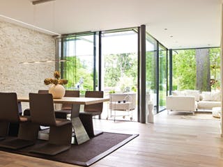 Fertighaus Ausstellungshaus Rheinau-Linx – eben leben von WeberHaus Schlüsselfertig ab 422000€, Bungalow Innenansicht 1