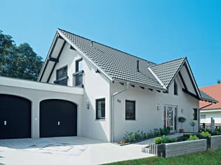 Fertighaus Ebertsheim von Keitel-Haus, Satteldach-Klassiker Außenansicht 2