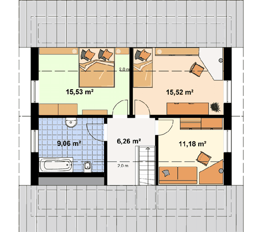 EBH - A3 L Floorplan 2
