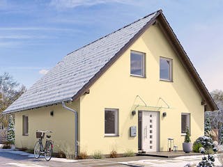 Fertighaus Einfamilienhaus A82-94 von EBH Haus Schlüsselfertig ab 250600€, Satteldach-Klassiker Außenansicht 1