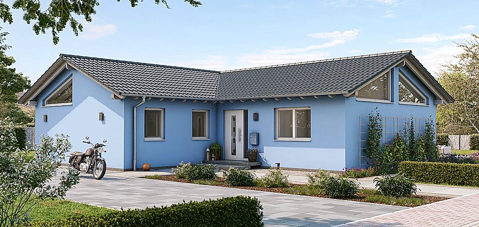 Fertighaus BUNGALOW EICHWALDE von EBH Haus Schlüsselfertig ab 290000€, Bungalow Außenansicht 2