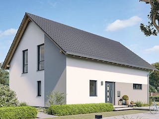 Fertighaus Einfamilienhaus H94-118 von EBH Haus Schlüsselfertig ab 397000€, Satteldach-Klassiker Außenansicht 2