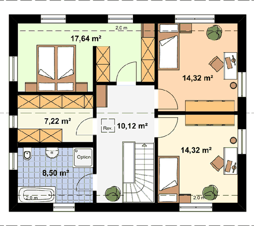 EBH - Ratio 3-25 + Ankleide Floorplan 2