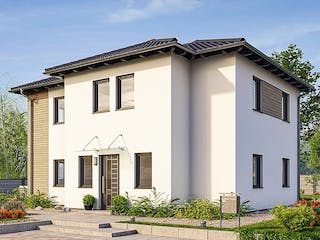 Fertighaus STADTVILLA S71-112-G von EBH Haus Schlüsselfertig ab 299100€, Stadtvilla Außenansicht 1
