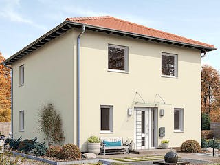 Fertighaus STADTVILLA S77-106 von EBH Haus Schlüsselfertig ab 275300€, Stadtvilla Außenansicht 1