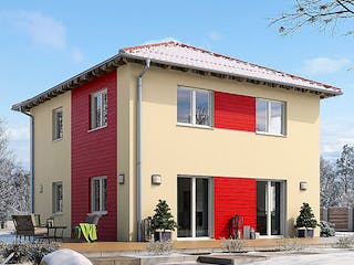 Fertighaus STADTVILLA S82-94 von EBH Haus Schlüsselfertig ab 267700€, Stadtvilla Außenansicht 1