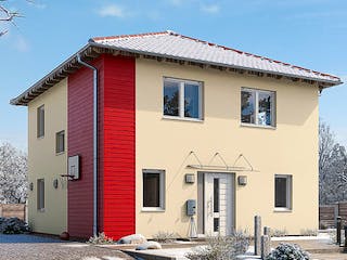 Fertighaus STADTVILLA S82-94 von EBH Haus Schlüsselfertig ab 267700€, Stadtvilla Außenansicht 2