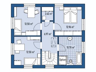 Fertighaus STADTVILLA S82-94 von EBH Haus Schlüsselfertig ab 267700€, Stadtvilla Grundriss 2