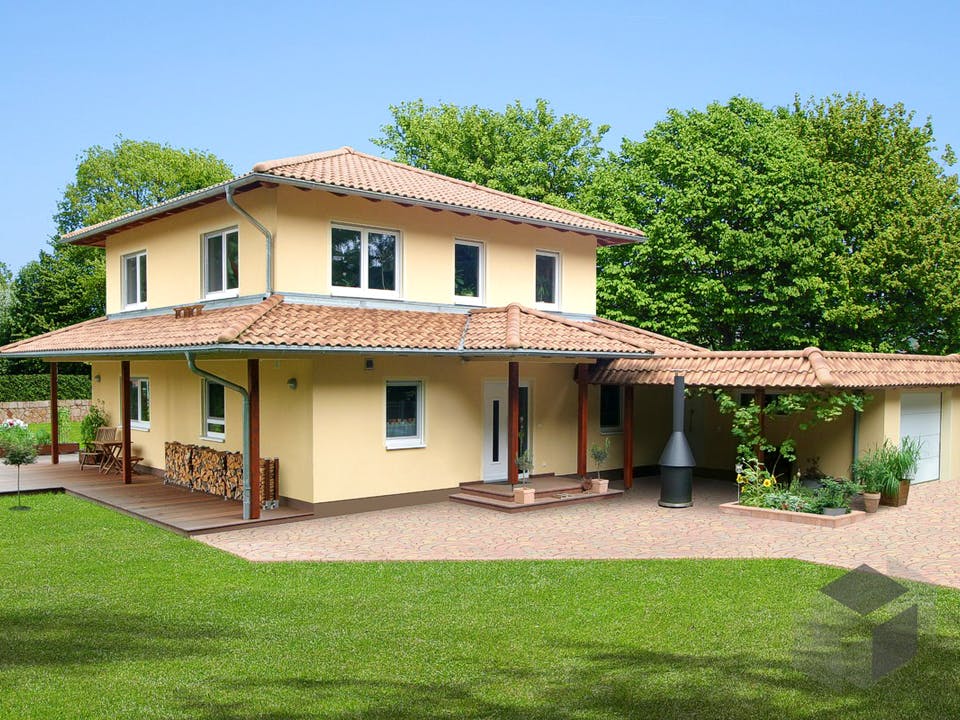 Villa Toscana von EBH Haus Außenansicht