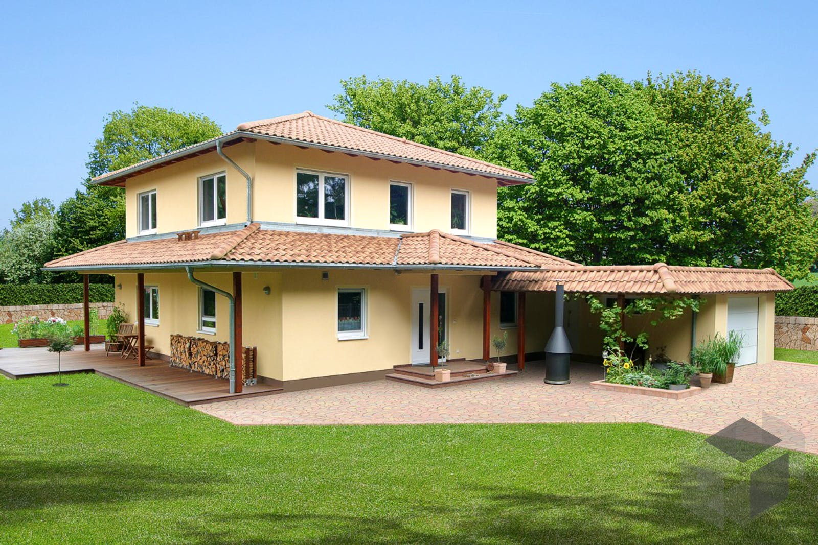 Einfamilienhaus Villa Toscana von EBH Haus | Fertighaus.de