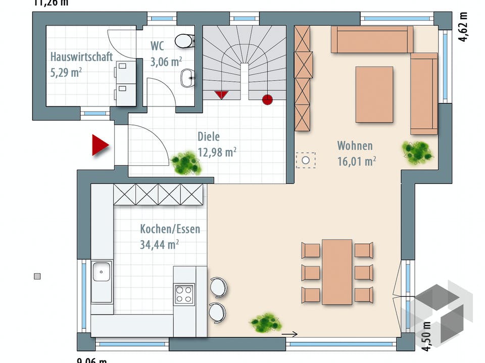 Edition 141 von Wolf-Haus Grundriss