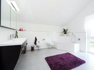 Fertighaus Edition 141 von Wolf-Haus Schlüsselfertig ab 324836€, Pultdachhaus Innenansicht 1