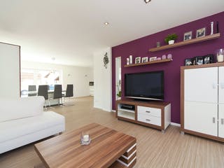 Fertighaus Edition 141 von Wolf-Haus Schlüsselfertig ab 324836€, Pultdachhaus Innenansicht 5