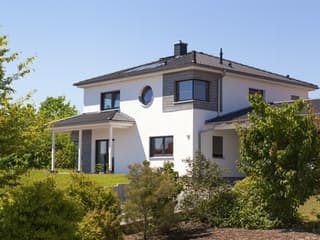 Fertighaus Edition 170 von Wolf-Haus Schlüsselfertig ab 366641€, Stadtvilla Außenansicht 1