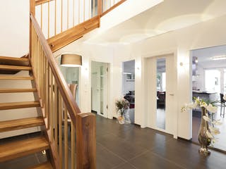 Fertighaus Edition Select 186 von Wolf-Haus Schlüsselfertig ab 442104€, Satteldach-Klassiker Innenansicht 4