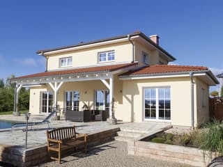 Fertighaus Edition Select 196 von Wolf-Haus Schlüsselfertig ab 453373€, Stadtvilla Außenansicht 1