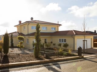 Fertighaus Edition Select 196 von Wolf-Haus Schlüsselfertig ab 453373€, Stadtvilla Außenansicht 2