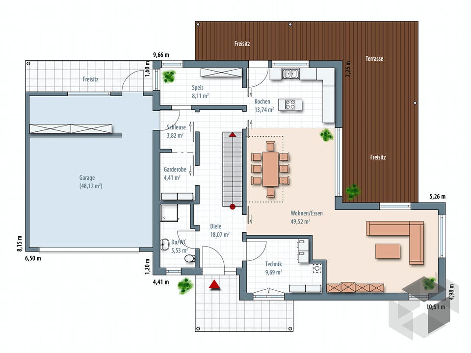 Edition Select 236 von Wolf-Haus Grundriss