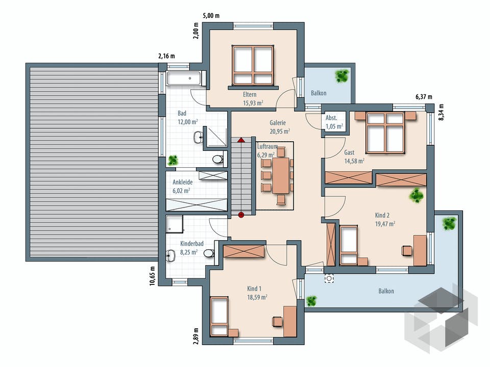 Edition Select 236 von Wolf-Haus Grundriss