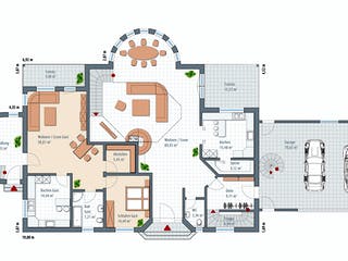 Fertighaus Edition Select 601 von Wolf-Haus Schlüsselfertig ab 1163448€, Stadtvilla Grundriss 2