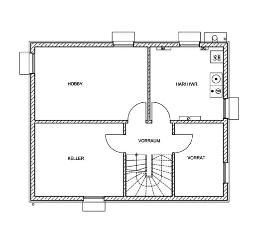 Edition 21 Plus Flachdach Floorplan 3