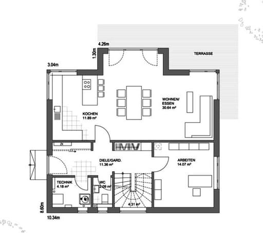 Edition 21 Plus Walmdach Floorplan 01