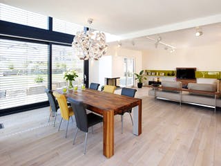 Fertighaus Effizienzhaus von Meisterstück-HAUS, Pultdachhaus Innenansicht 1