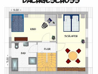 Fertighaus EFH Classic von v. Perbandt Holzbau Schlüsselfertig ab 175000€, Satteldach-Klassiker Grundriss 2