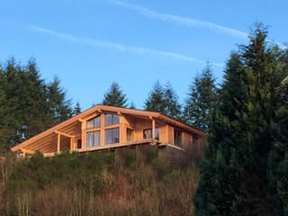 Fertighaus Eifel von TIROLIA Ausbauhaus ab 128200€, Blockhaus Außenansicht 3