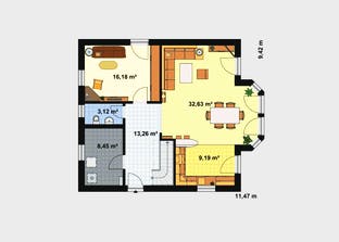Einfamilienhaus Maxx 4/2 Grundriss