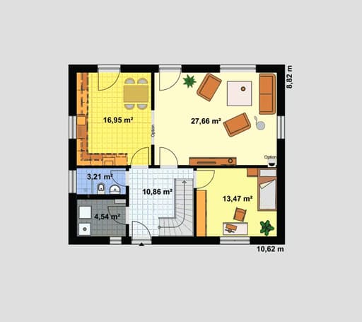 Einfamilienhaus Ratio 3/25° mit Ankleide floor_plans 1