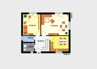 Einfamilienhaus Ratio 3/42° Grundriss