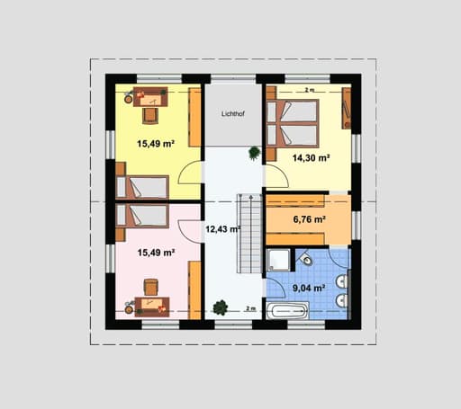 Einfamilienhaus Ratio 5/25° mit Ankleide floor_plans 0